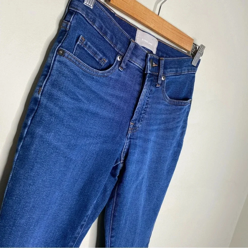 Everlane Medium Wash The Authentic Stretch Mid Rise Skinny Jeans Women's Size 26